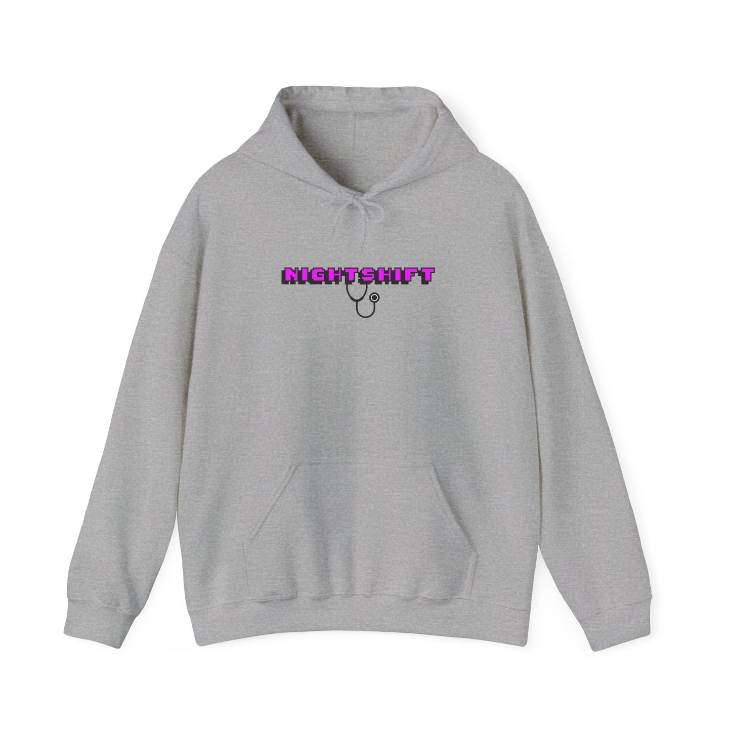 'Night Shift' Hoodie for Medical Professionals | Cozy Unisex Hoodie