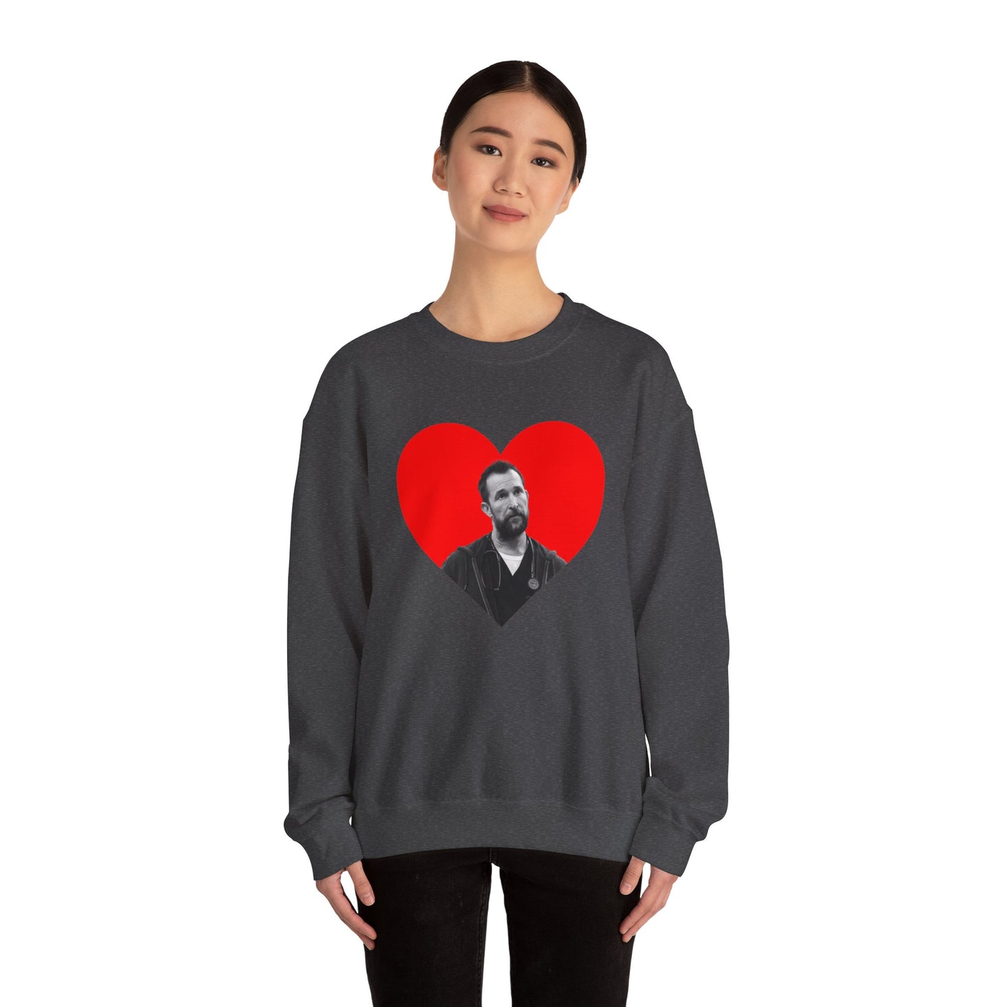 Dr. Robby Hearts Crewneck