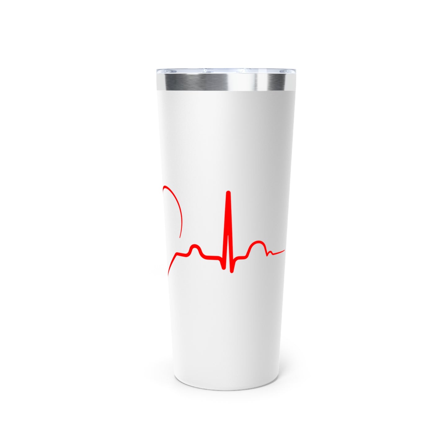 Heart Rate Copper Tumbler - Perfect for Nurses, Doctors, Valentine's Day, Medical Professionals, Gift for Her, Insulated Mug