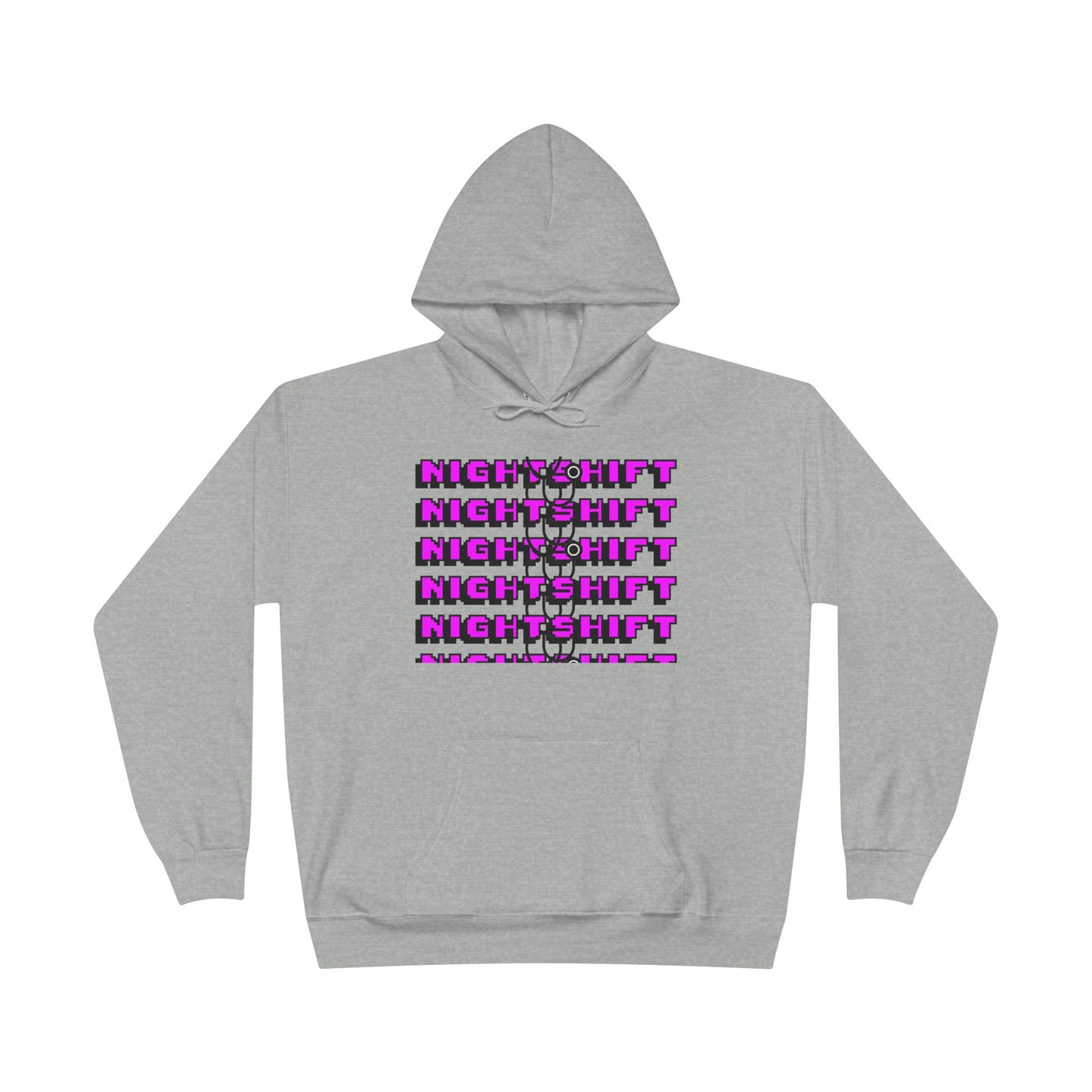 Night Shift Unisex EcoSmart Hoodie - Cozy and Stylish Sweatshirt for Night Owls