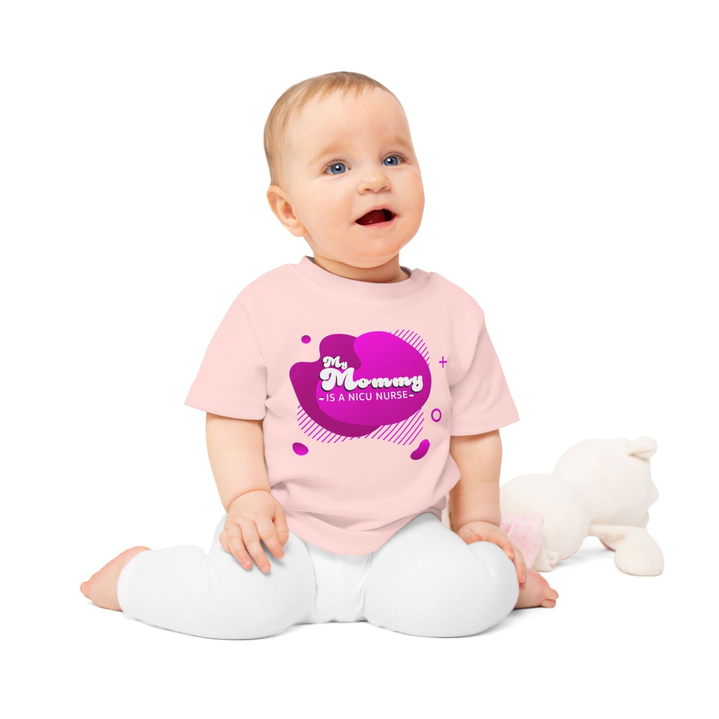 'My Mommy is a NICU Nurse' Baby T-Shirt, Cute Baby Outfit, Newborn Gift, Mother's Day Gift, NICU Awareness Clothing, Baby Shower Gift