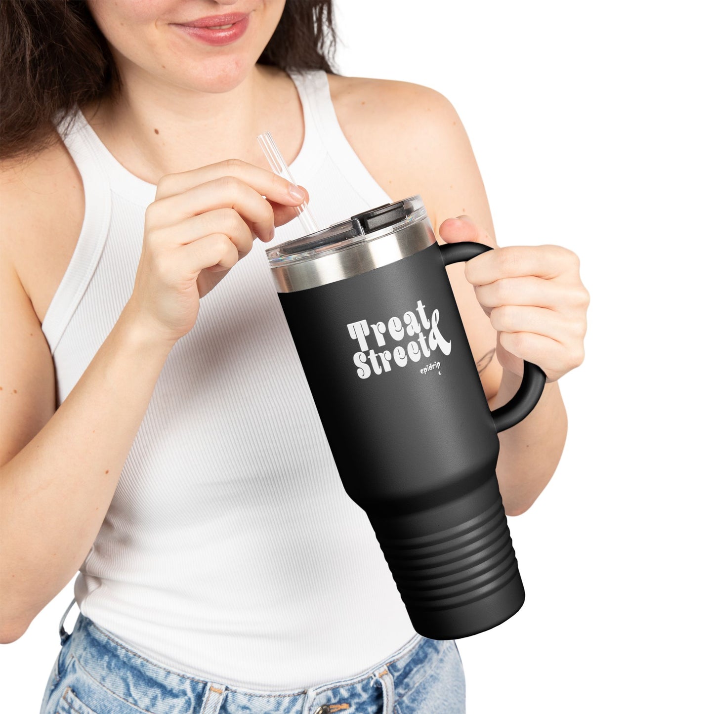 'Treat & Street' Insulated Travel Mug - Perfect for Everyday Use, Outdoor Adventures, and Gifting