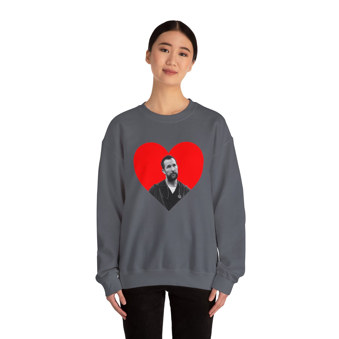 Dr. Robby Hearts Crewneck