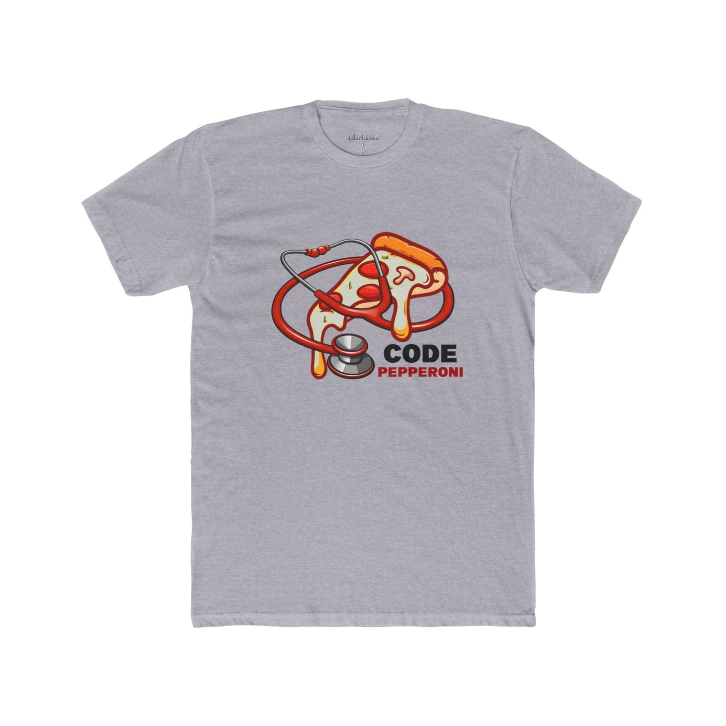 "Code Pepperoni" Unisex Cotton Crew Tee