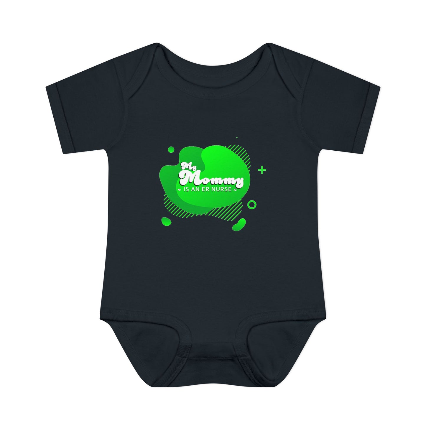 Green "My Mommy is an ER Nurse" Baby Onesie