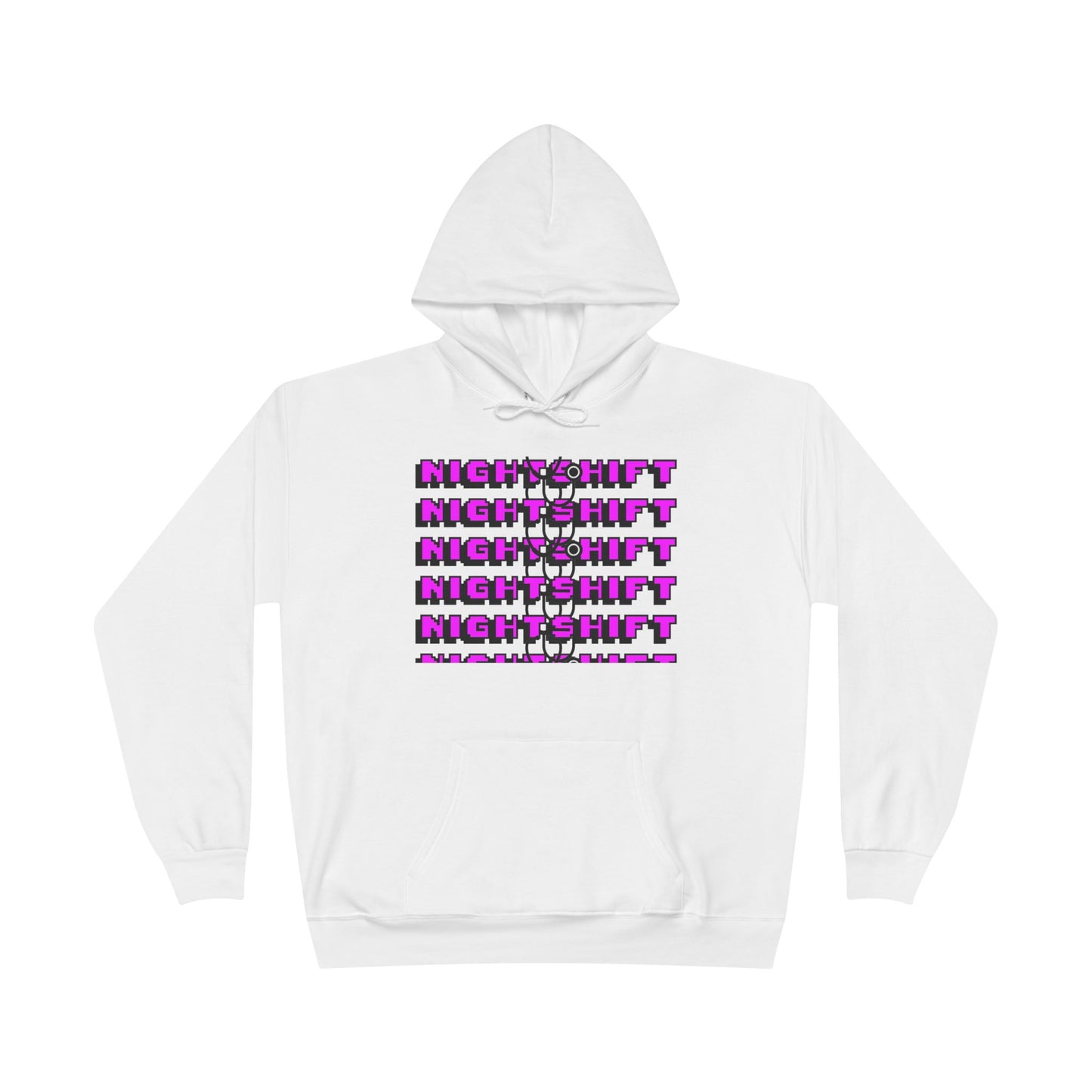 Night Shift Unisex EcoSmart Hoodie - Cozy and Stylish Sweatshirt for Night Owls