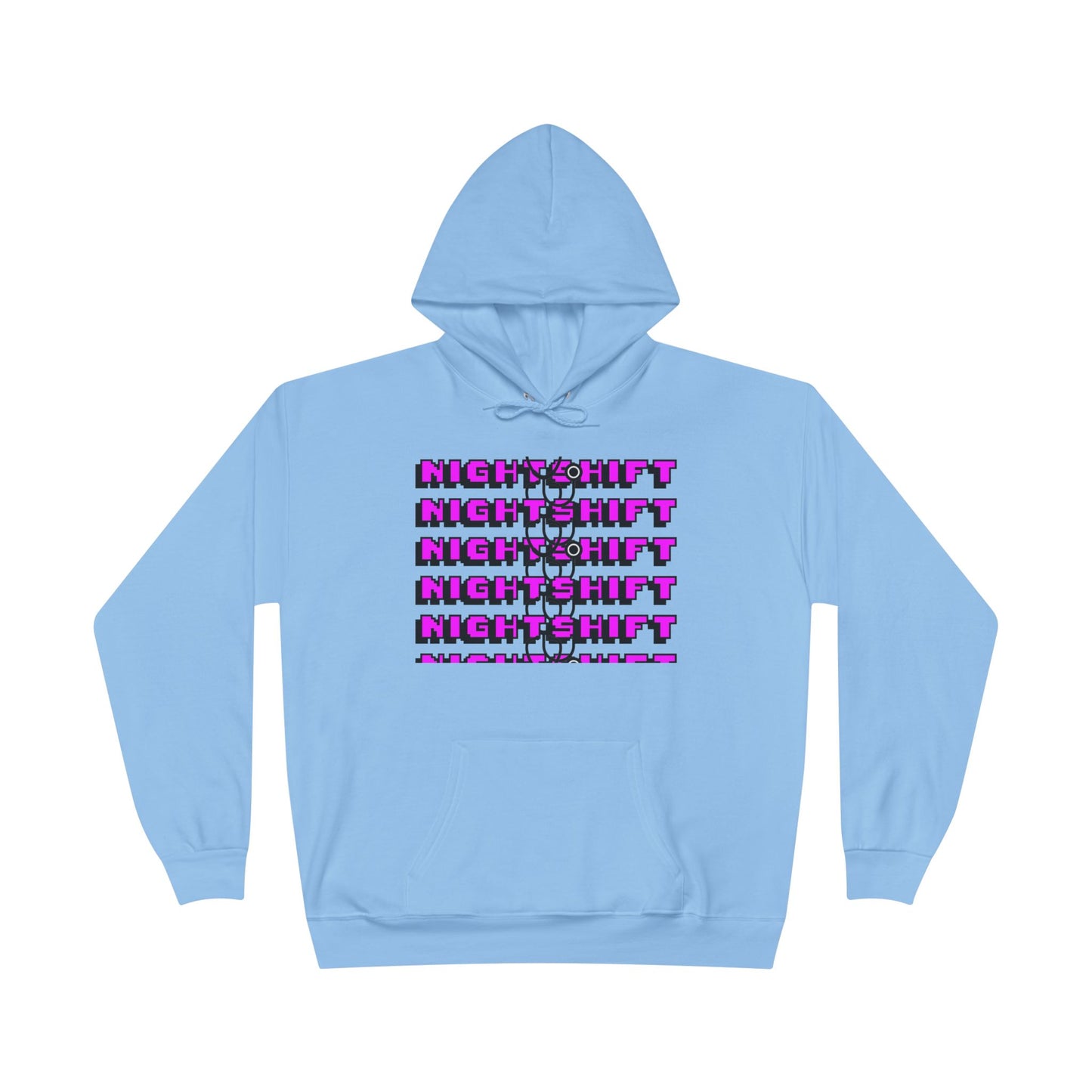 Night Shift Unisex EcoSmart Hoodie - Cozy and Stylish Sweatshirt for Night Owls