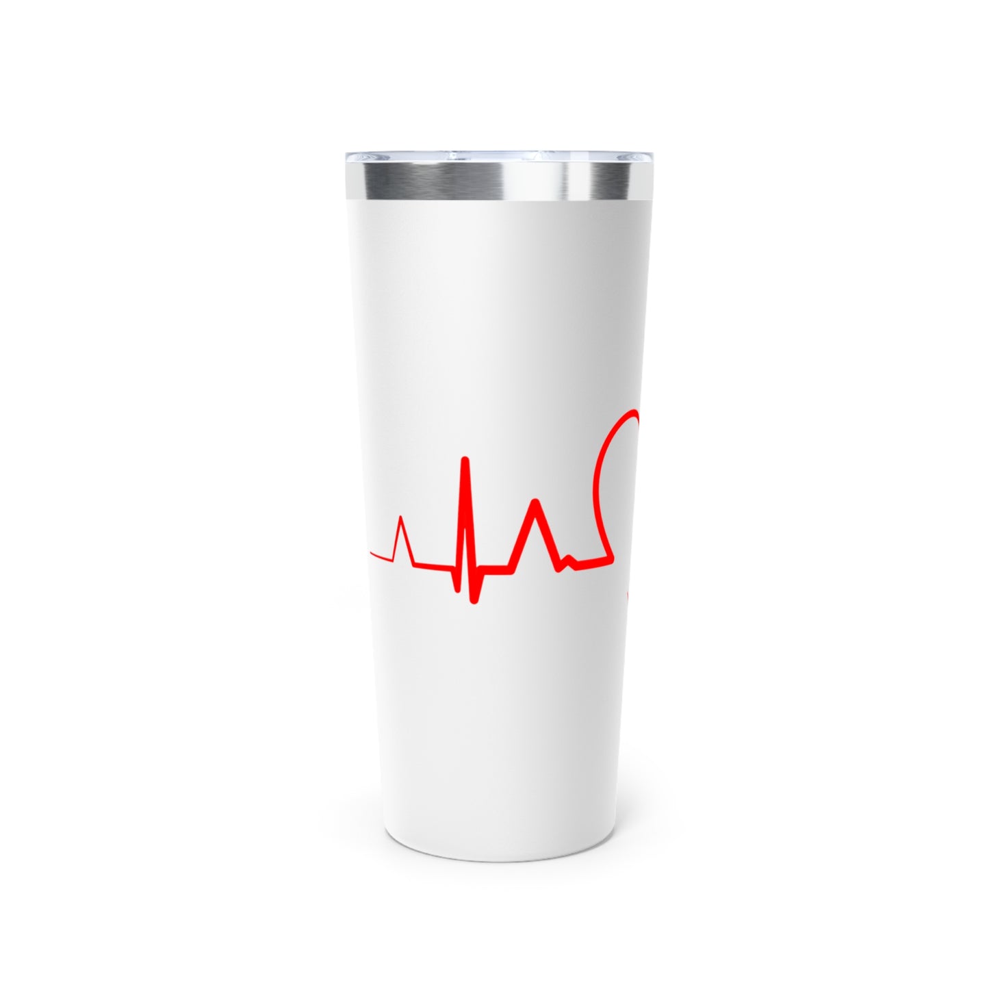 Heart Rate Copper Tumbler - Perfect for Nurses, Doctors, Valentine's Day, Medical Professionals, Gift for Her, Insulated Mug