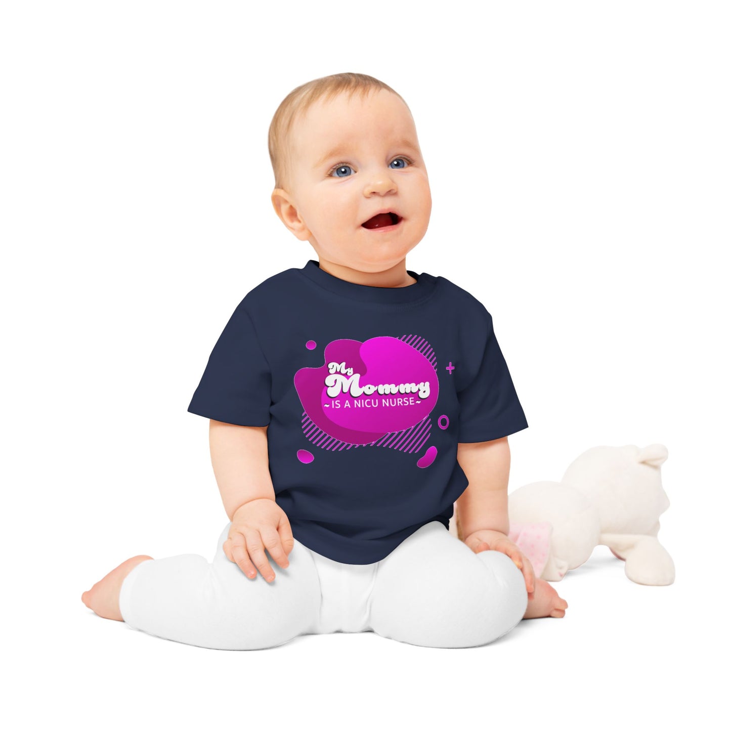 'My Mommy is a NICU Nurse' Baby T-Shirt, Cute Baby Outfit, Newborn Gift, Mother's Day Gift, NICU Awareness Clothing, Baby Shower Gift