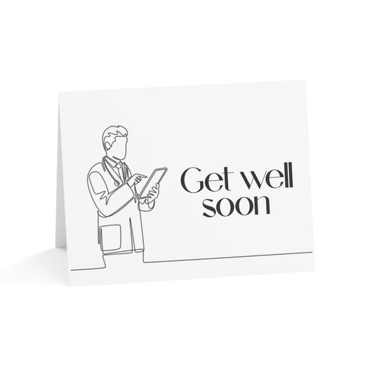 Get Well Soon Greeting Cards - Set of 1, 10, 30, or 50pcs - Thoughtful Care Packages for Health and Recovery