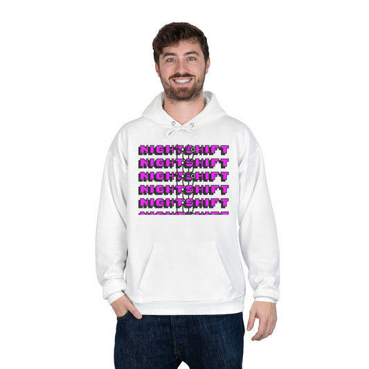 Night Shift Unisex EcoSmart Hoodie - Cozy and Stylish Sweatshirt for Night Owls
