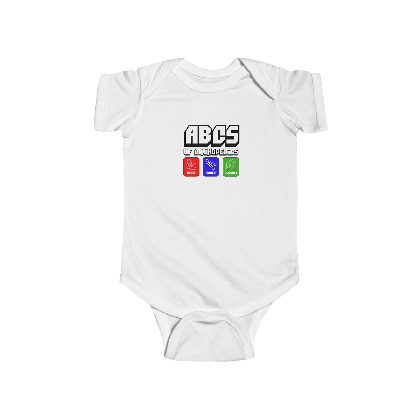 "ABCs of Orthopedics" Baby Onesie