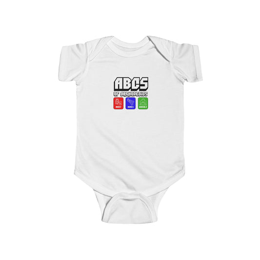 "ABCs of Orthopedics" Baby Onesie