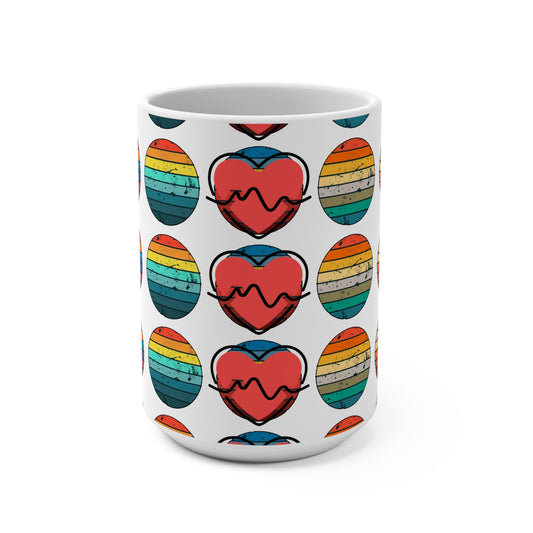 Heartbeat Retro Mug