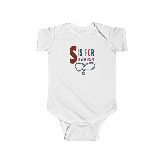 'S is for Stethoscope', Playful Baby Bodysuit